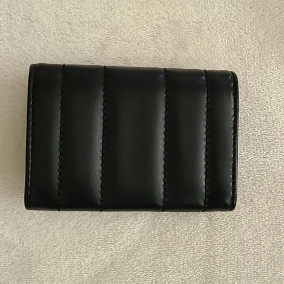 Tory Burch Black and Gold Kira Card Case - Picture 2 of 5